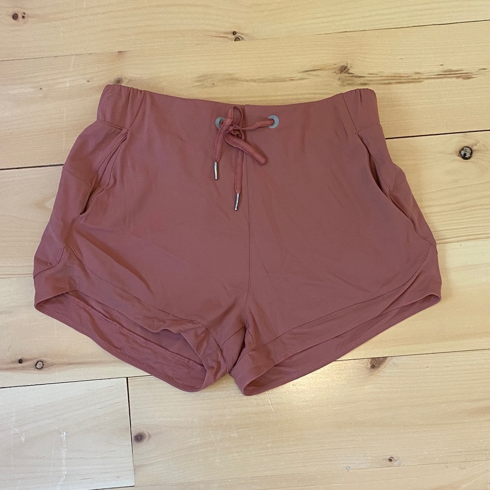 Women's Athletic Shorts in Terracotta Pink